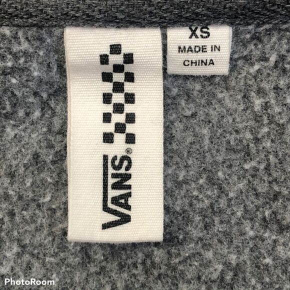 Vans Grey Sweatshirt with Spell Out and Graphic. Size XS. - Picture 5 of 5